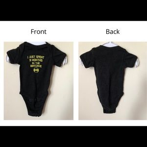 Newborn onesie. Only worn and washed once.
